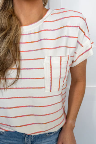 Sorbet Stripe Tee