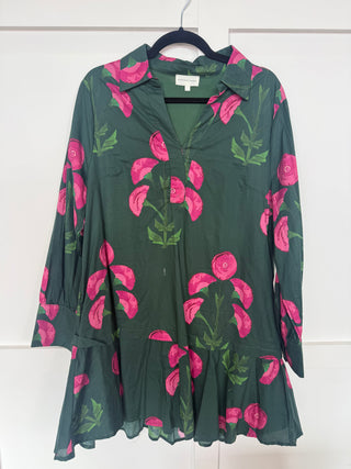 Green Floral Dress
