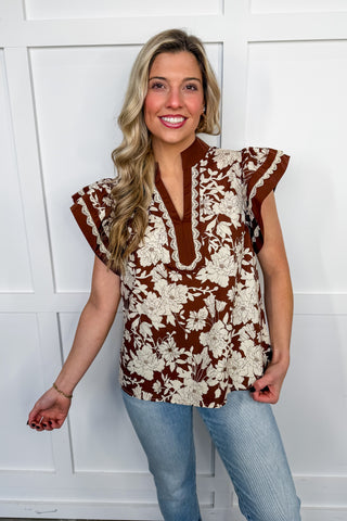 A True Romance Top in Espresso