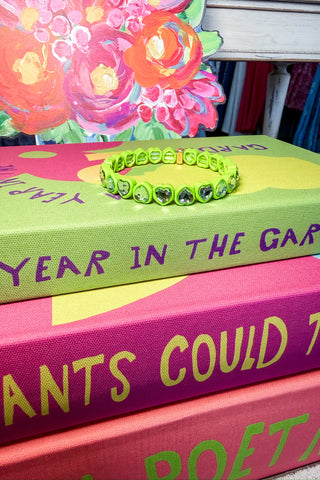 Love Pop Stretch Bracelet in Lime