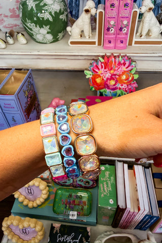 Emmy Pop Tile Stretch Bracelet in Multi