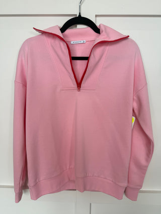 Pink Quarter Zip