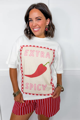 Extra Spicy Oversized Graphic Tee