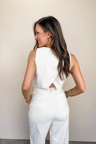 Elevated Chic Cream Jumpsuit