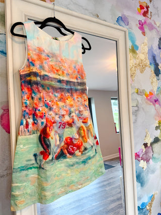 Painted Rivalry Shift Dress