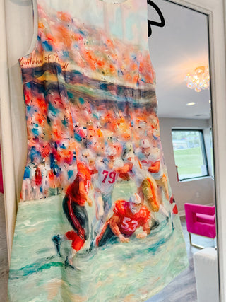 Painted Rivalry Shift Dress