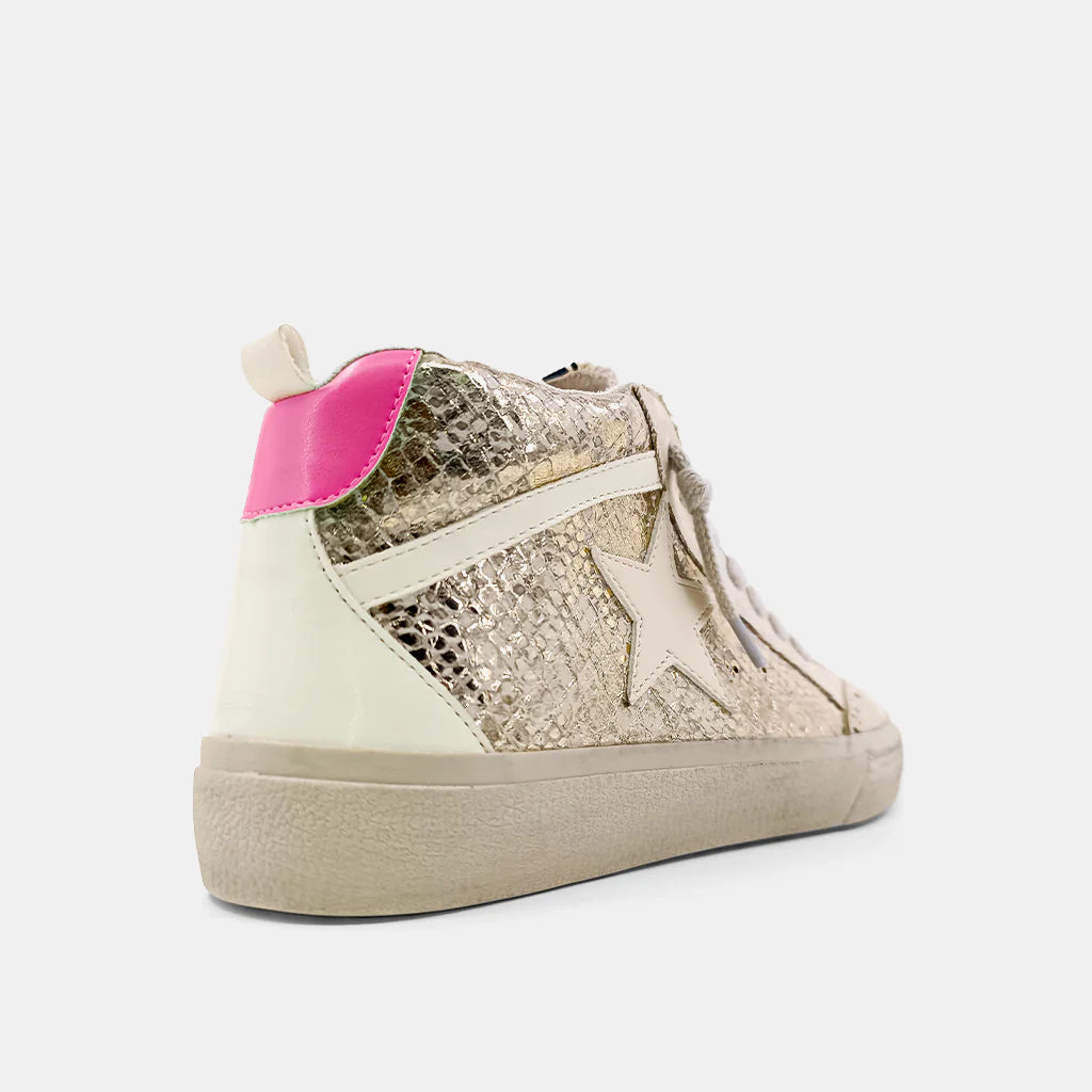 The Paulina Snake Skin Hightop ShuShop Sneakers