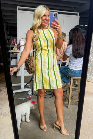 The Lemon Grove Stripe Dress