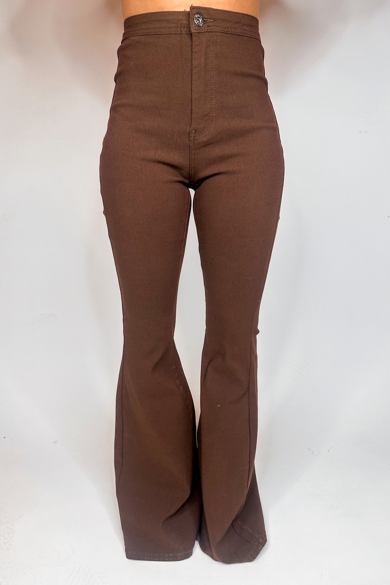 The Shania Twain Brown Stretchy Flare Jean