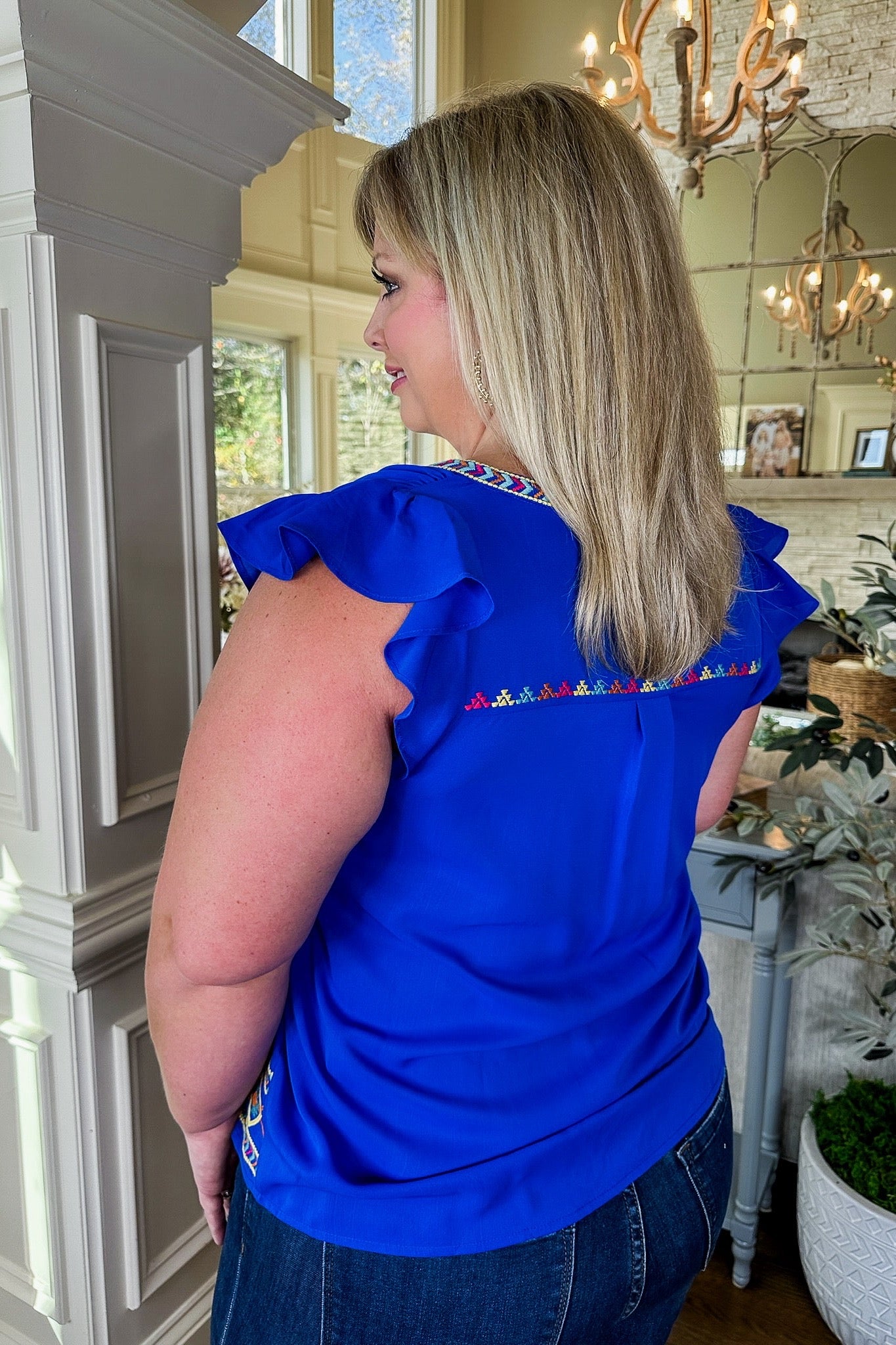 Black Friday Deal - The Hannah Top in Royal Blue