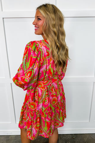 Meet Me In Palm Springs Belted Dress