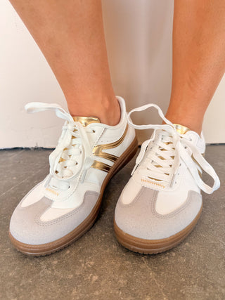 Giana Gold White Sneaker