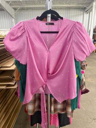 Pink Wrap Top
