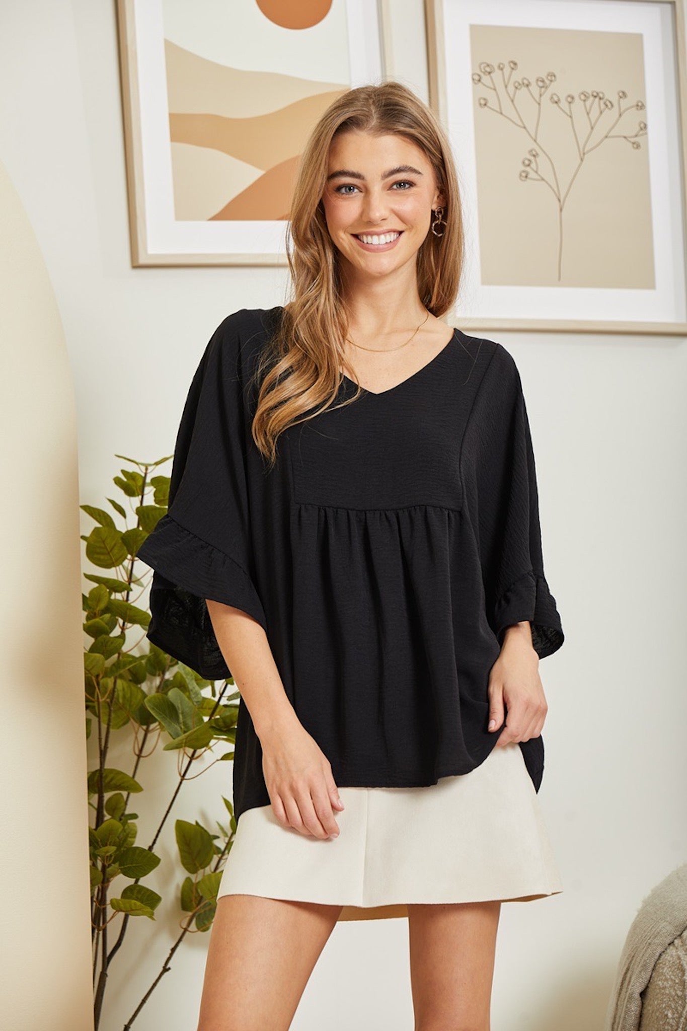 Black Friday Deal - **PLUS ONLY** The Ali Top in Black