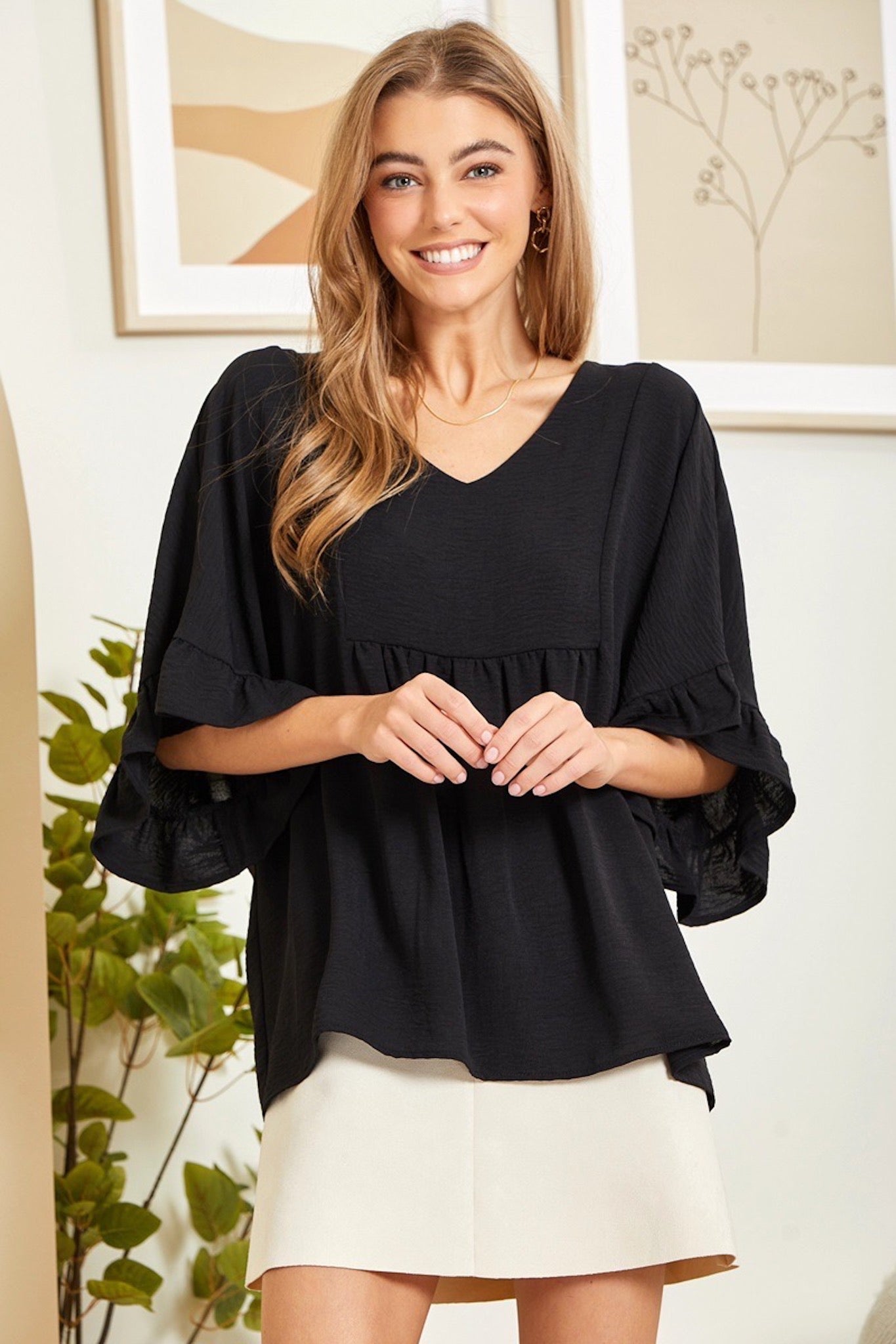 Black Friday Deal - **PLUS ONLY** The Ali Top in Black