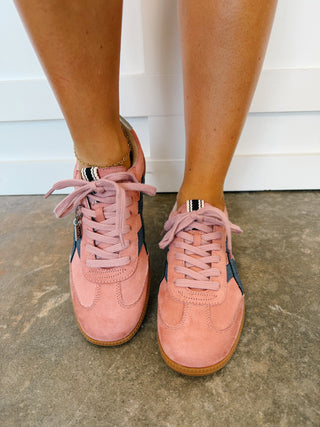 The Sasha Rose Suede ShuShop Sneaker