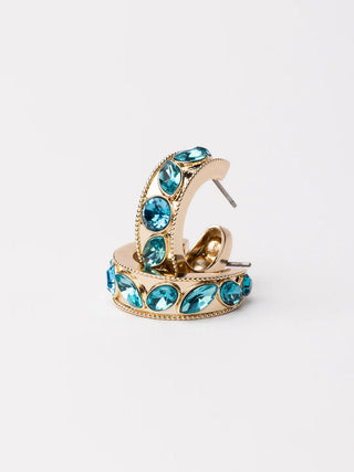 The Camryn Earrings in Aqua by Michelle McDowell