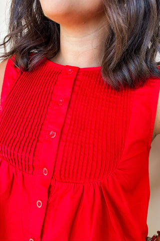 Crimson Breeze Swing Top