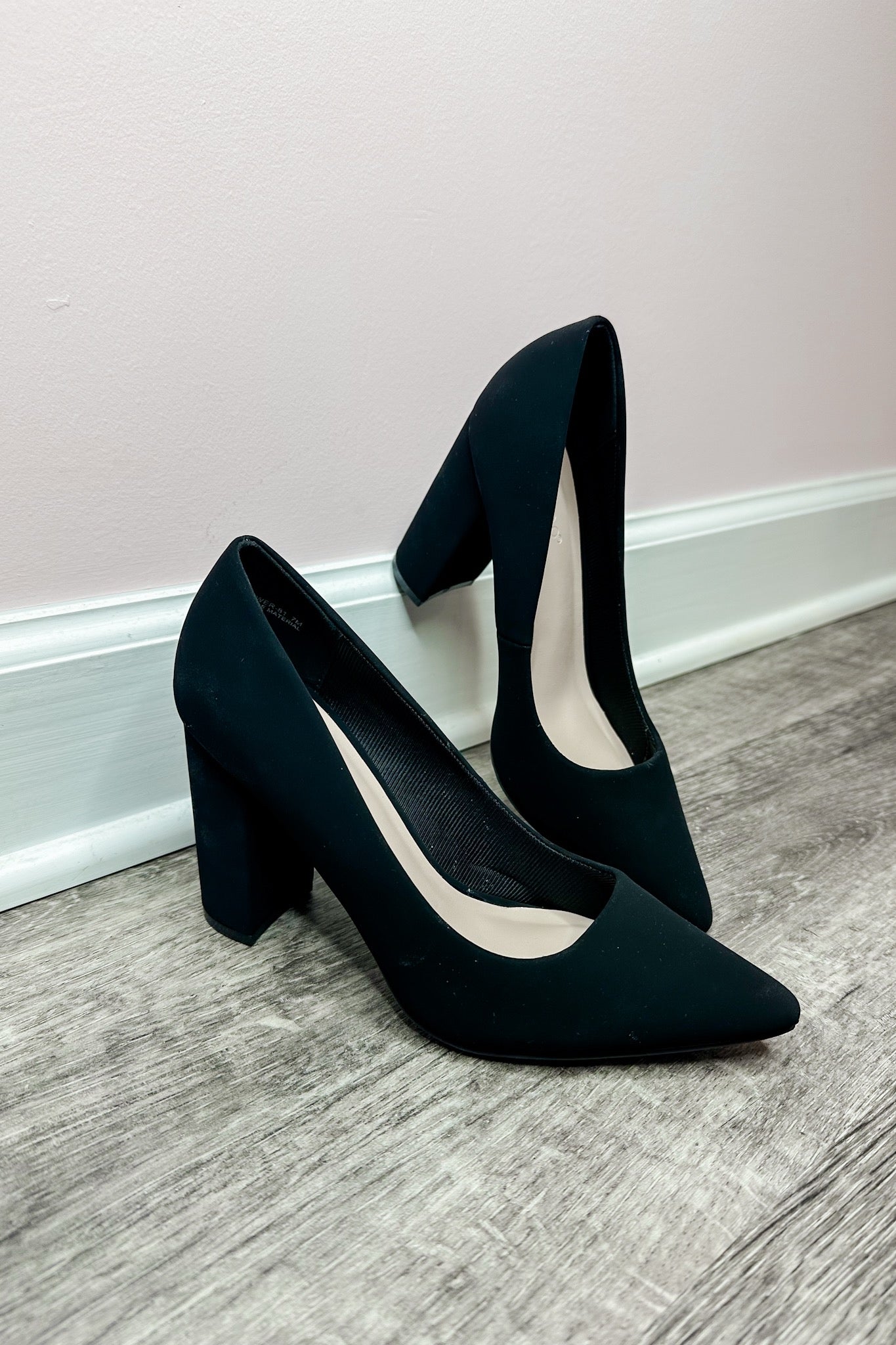 Queen of The Night Block Heels in Black