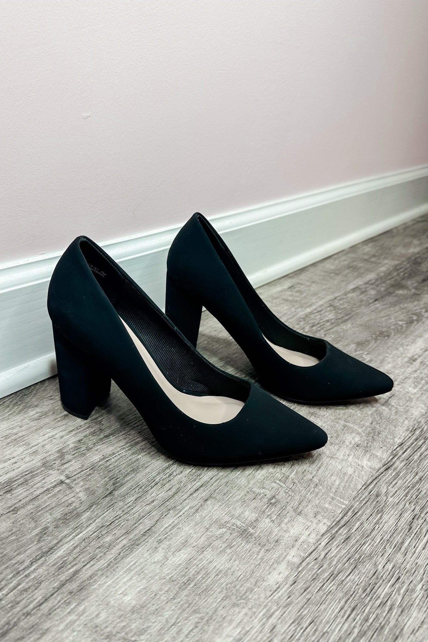 Queen of The Night Block Heels in Black