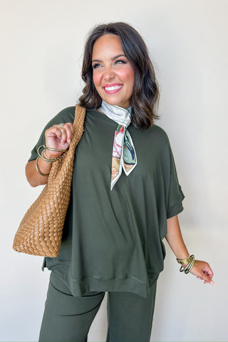 Johanna Camel Woven Slouchy Shoulder Bag