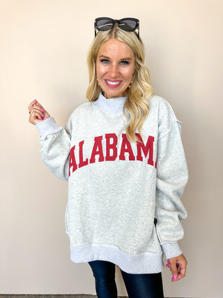 Alabama Game Day Mock Neck Reversible Sweatshirt