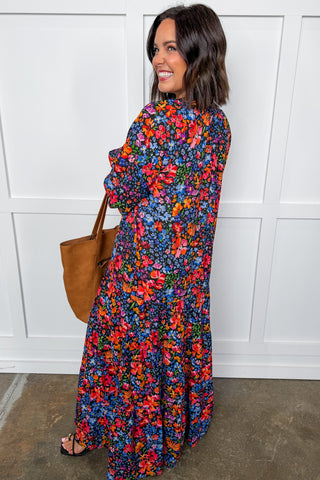 Bright & Floral Maxi Dress