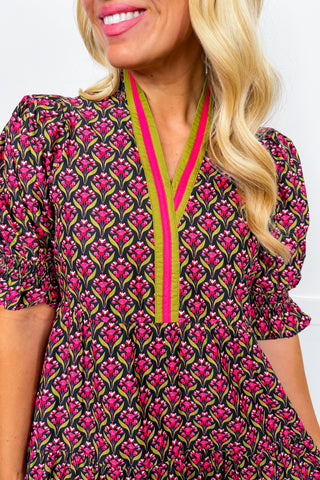 The Olive Bloom Dress