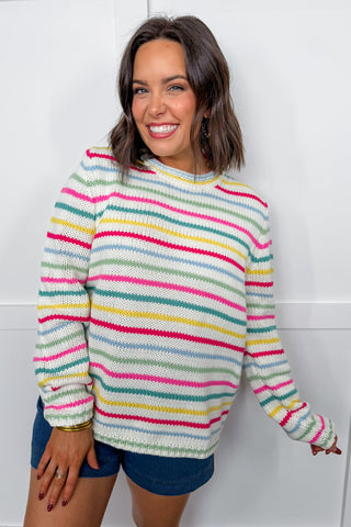 The Rainbow Harbor Knit Sweater