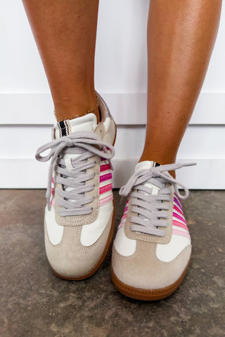 The Stevie Multi Pink Sneakers by Shushop