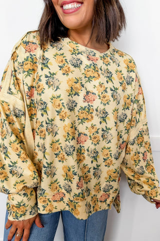 The Honey Meadow Floral Pullover
