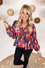Load image into Gallery viewer, The Vivey Full Bloom Peasant Top by Michelle McDowell