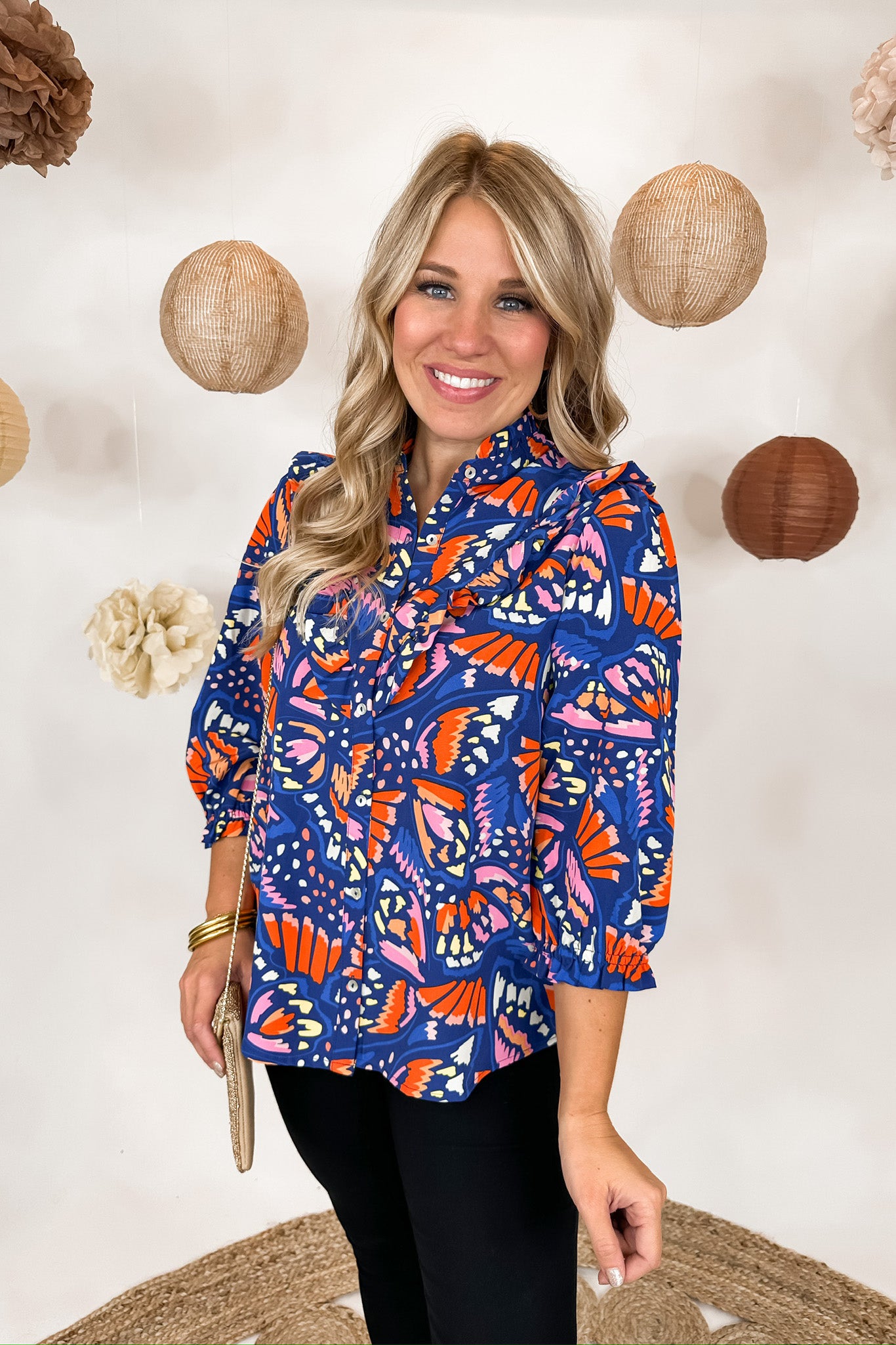The Kelly So Fly Ruffle Top by Michelle McDowell