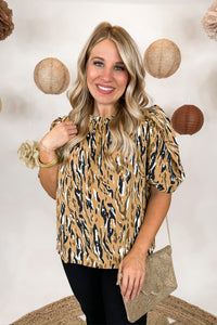 The Libby Tiger Tail Top by Michelle McDowell