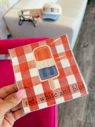 Cherry Pop Gingham Napkin Set