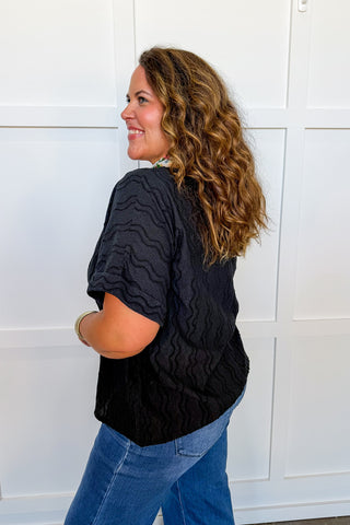 Dear Scarlett Marley Top in Black