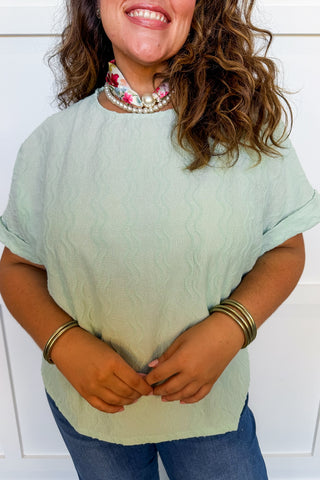 Dear Scarlett Marley Top in Mint