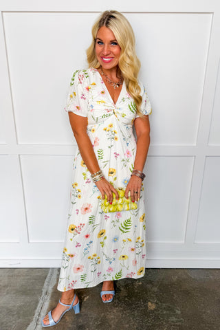 The Magnolia Meadow Midi Dress