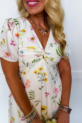 The Magnolia Meadow Midi Dress