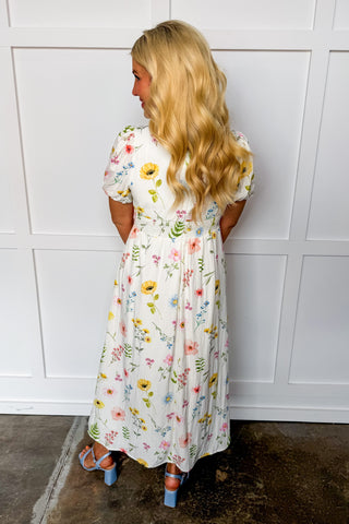 The Magnolia Meadow Midi Dress