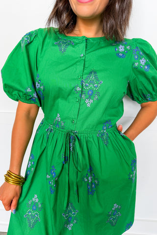 Vivian Floral Tie Waist Dress