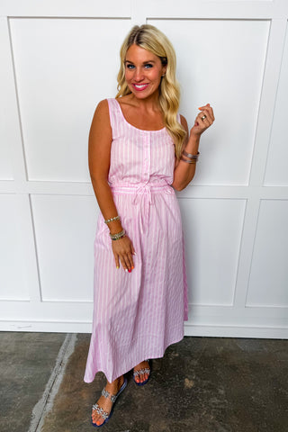 Weekend in The Hamptons Skirt Set in Pink