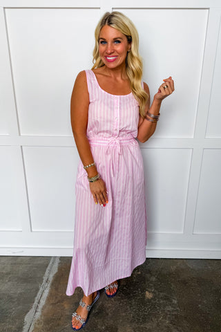 Weekend in The Hamptons Skirt Set in Pink
