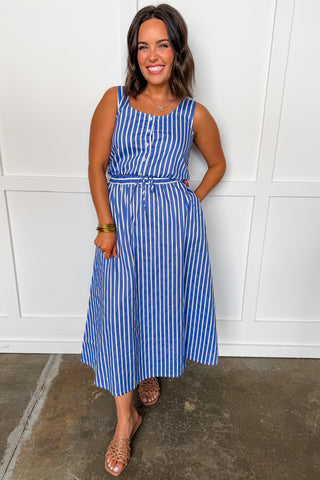 Weekend in The Hamptons Skirt Set in Blue