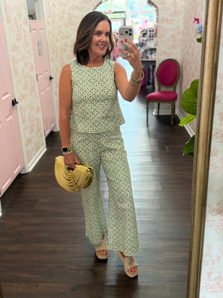 Mosaic Bloom Pant Set