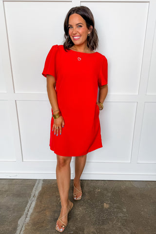 Elizabeth Bow Shift Dress