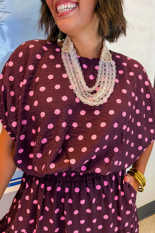 Pretty in Polka Dots Skirt Set