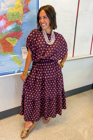 Pretty in Polka Dots Skirt Set