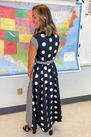 The Monroe Mixed Print Maxi Dress