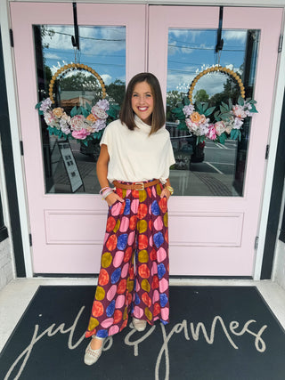 Everyday Flow Pants in Harvest Dots